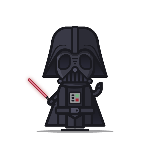 Loogmoji of Darth Vader