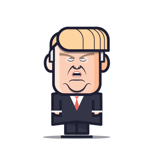 Loogmoji of Donald Trump