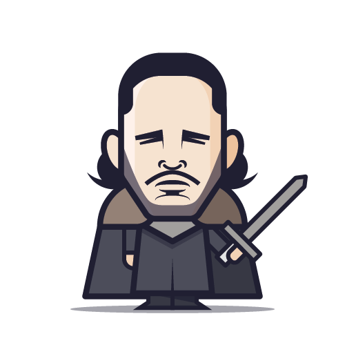 Loogmoji of Jon Snow