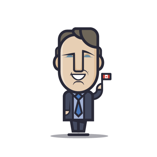 Loogmoji of Justin Trudeau