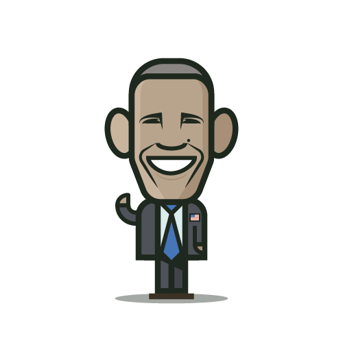 Loogmoji of Barrack Obama