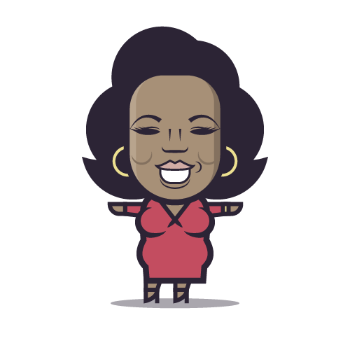 Loogmoji of Oprah Winfrey