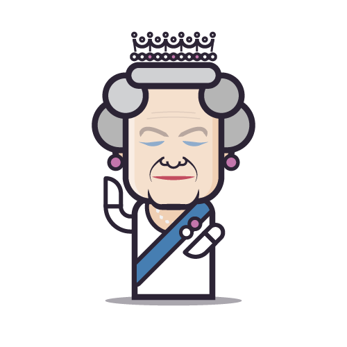 Loogmoji of Queen Elizabeth