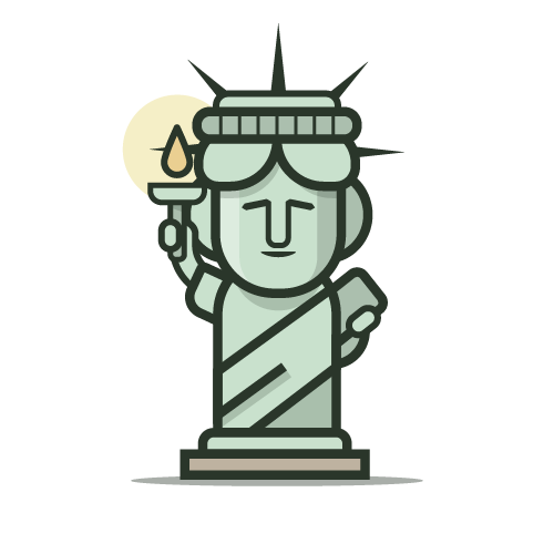 Loogmoji of The Statue of Liberty