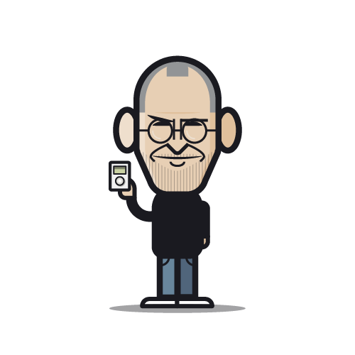 Loogmoji of Steve Jobs