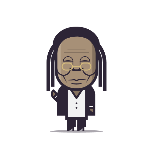 Loogmoji of Whoopi Goldberg