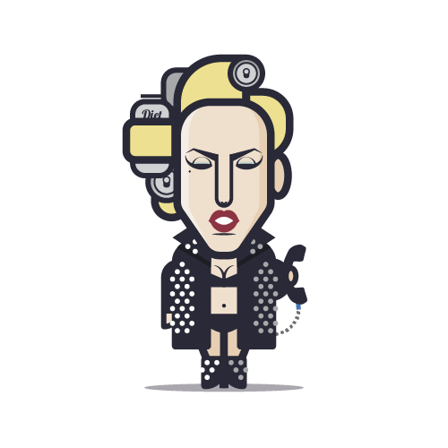 Loogmoji of Lady Gaga