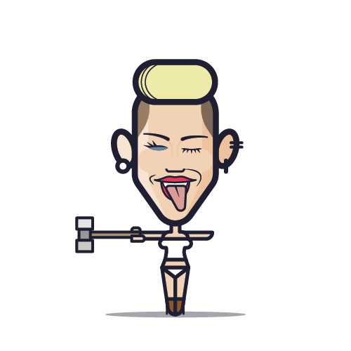 Loogmoji of Miley Cyrus