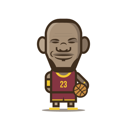 Loogmoji of Lebron James