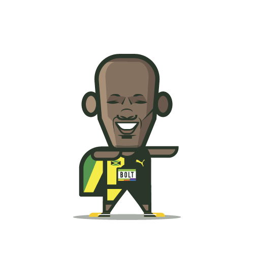 Loogmoji of Usain Bolt