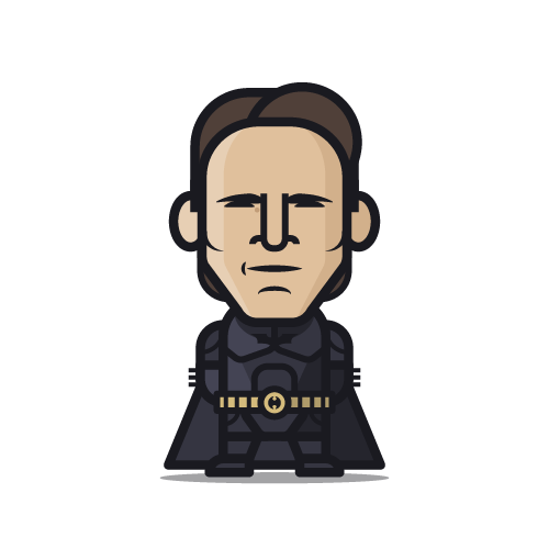 Loogmoji of Christian Bale as Batman