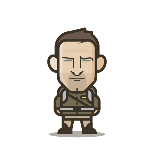 Loogmoji of Bear Grylls