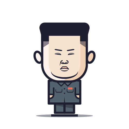 Loogmoji of Kim Jung Un