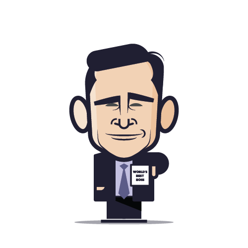 Loogmoji of Michael Scott