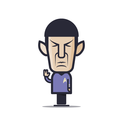 Loogmoji of Spock