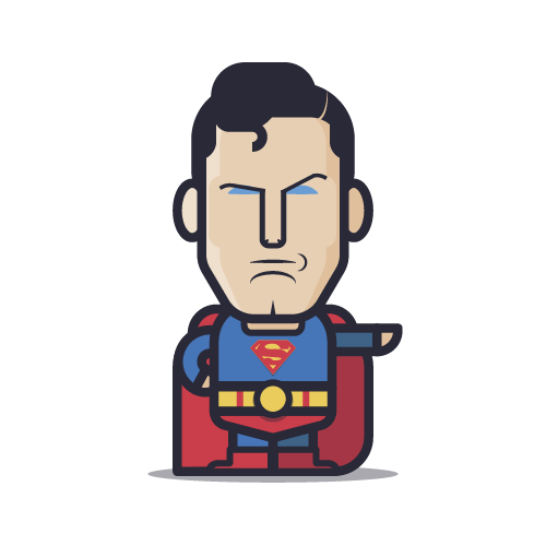 Loogmoji of Superman