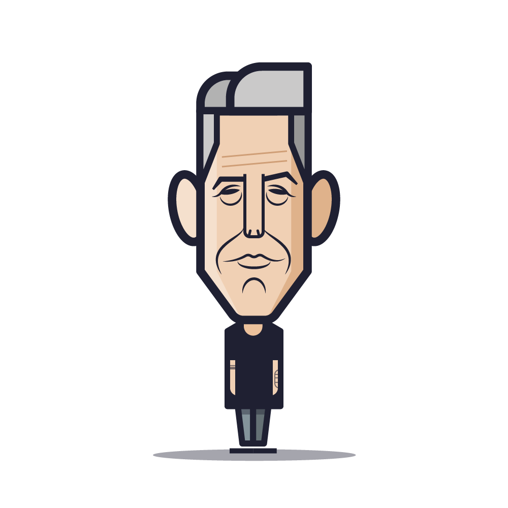 Loogmoji of Anthony Bourdain