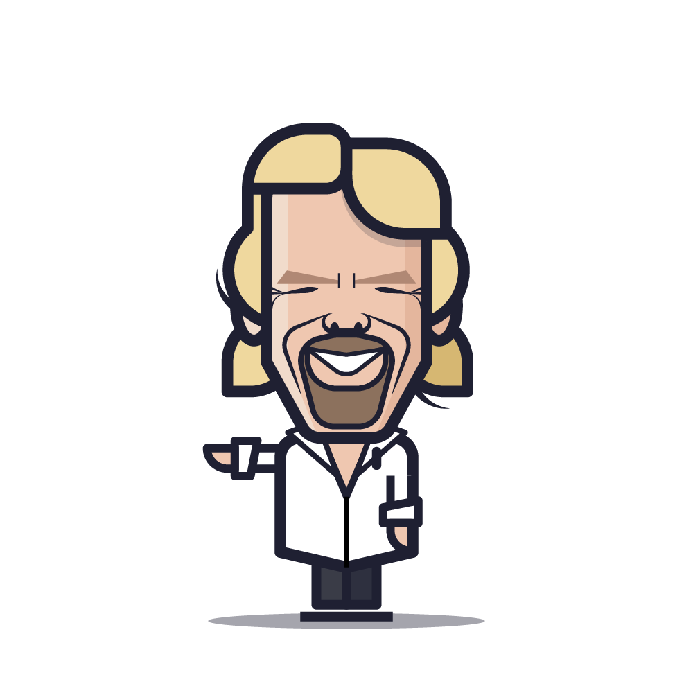 Loogmoji of Richard Branson