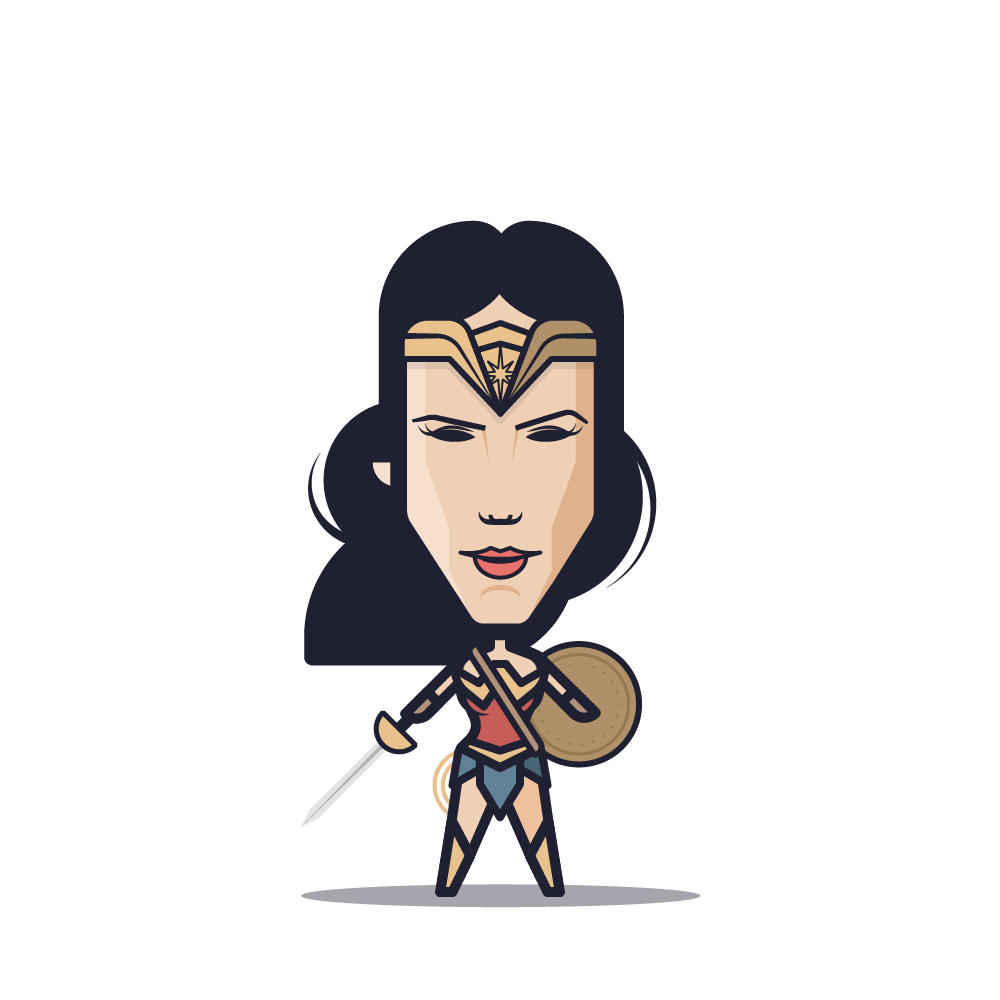Loogmoji of Wonder Woman