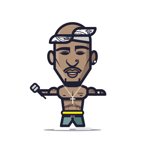 Loogmoji of Tupac