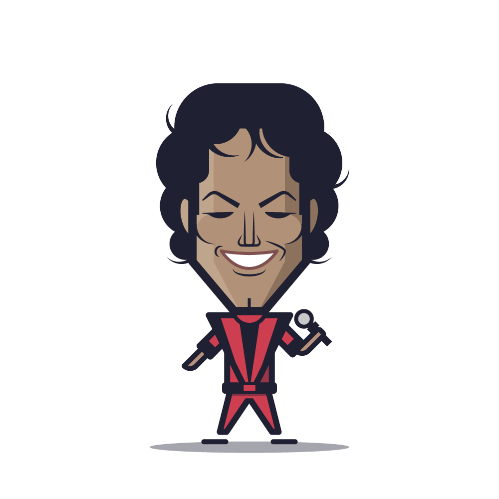 Loogmoji of Michael Jackson in Thriller