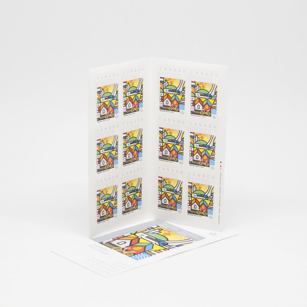 Photo of the Encore MTL limited edition stamp set