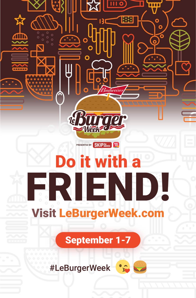 Le Burger Week poster design by Loogart final English