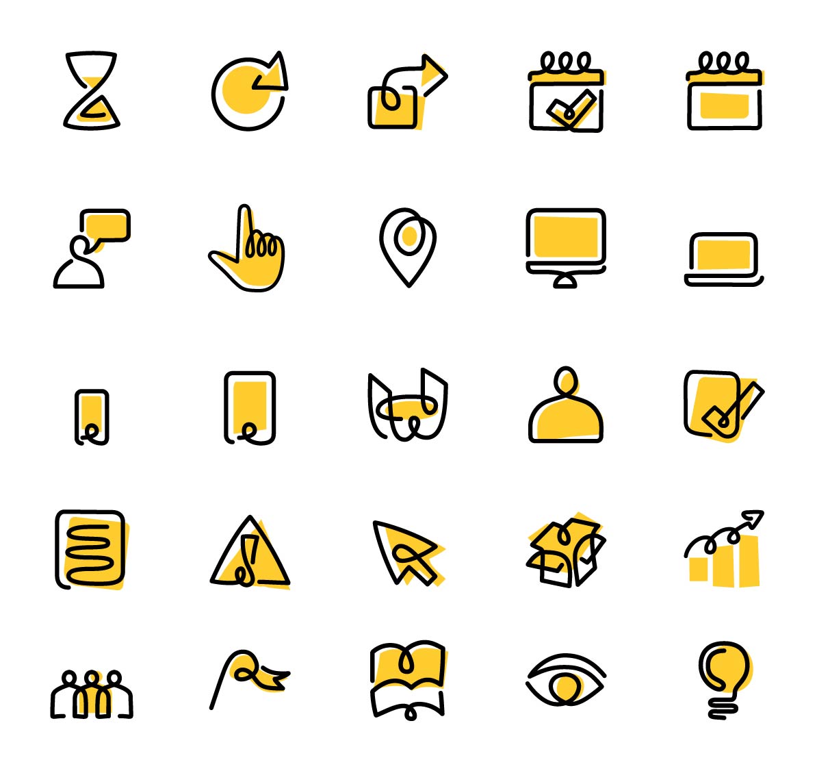 Yellow Pages new icons set 6 by Loogart